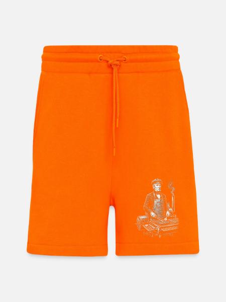 James K. Polk chez BBQ Grilling - Short bio décontracté fabriqué en UE - SUNSET ORANGE