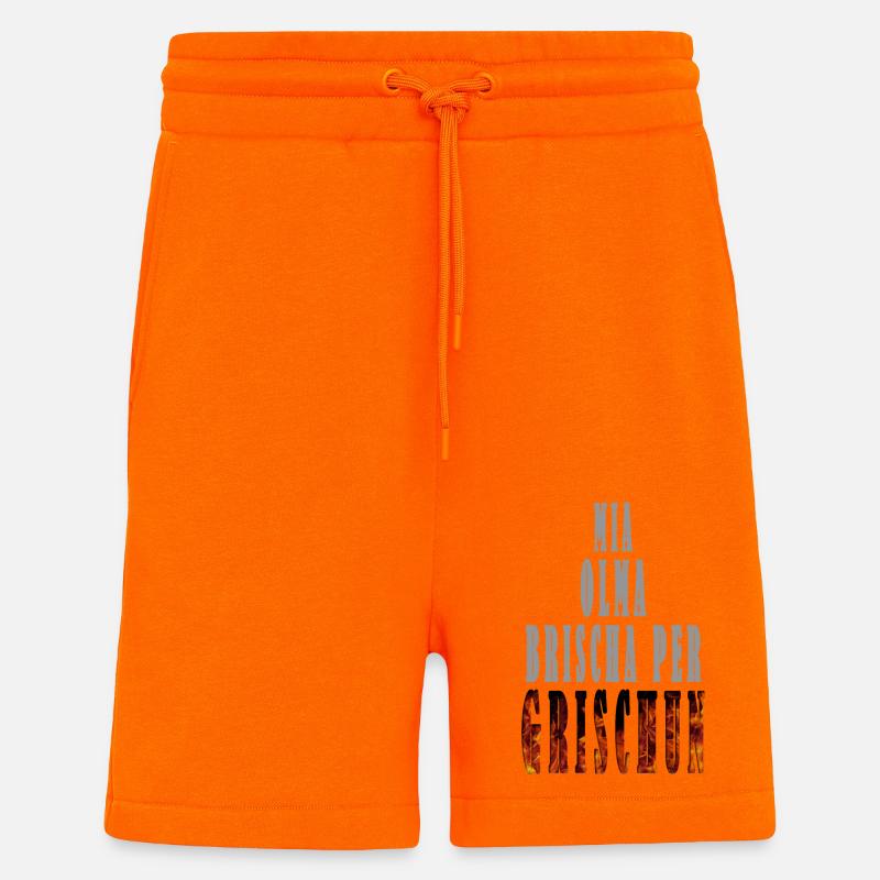 GRISCHUN - Shorts - made by SPREAD - SUNSET ORANGE