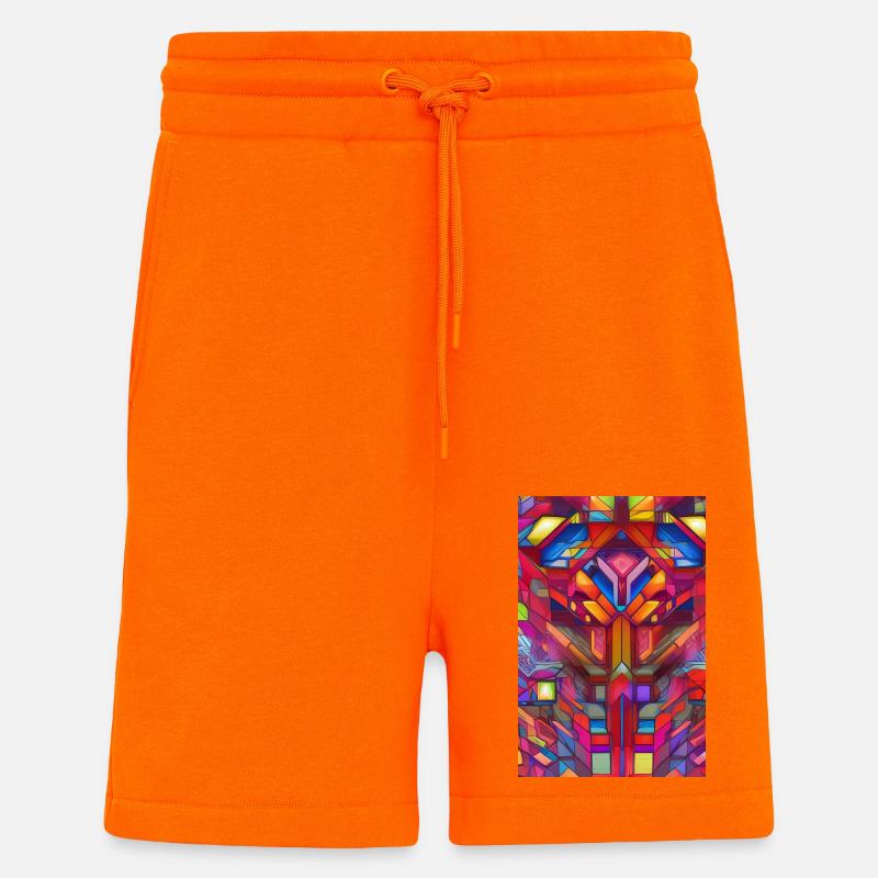 Formen und Muster - Shorts - made by SPREAD - SUNSET ORANGE