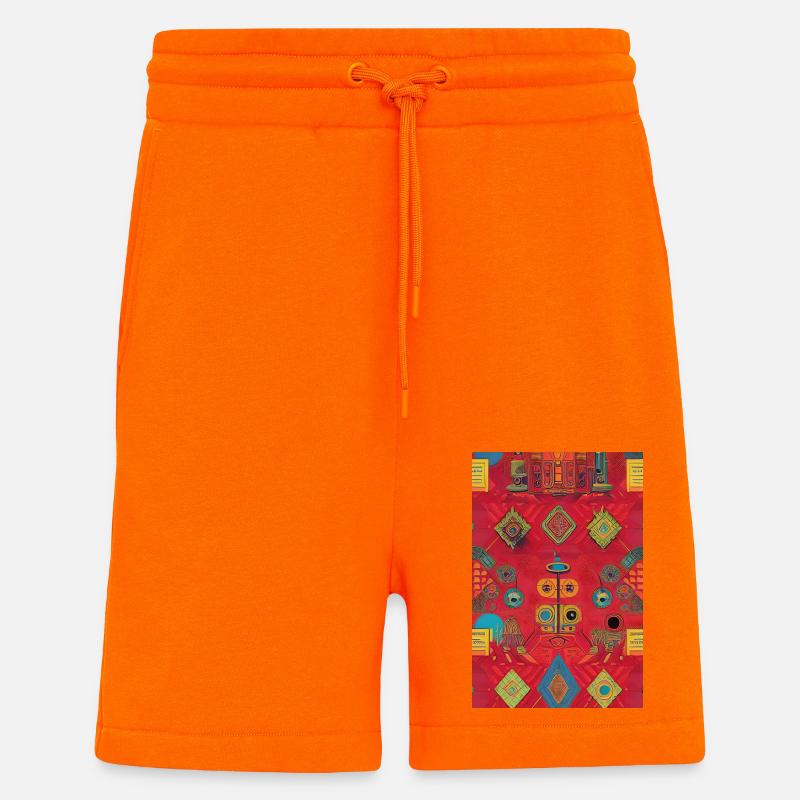 Retro Pattern - Shorts - made by SPREAD - SUNSET ORANGE