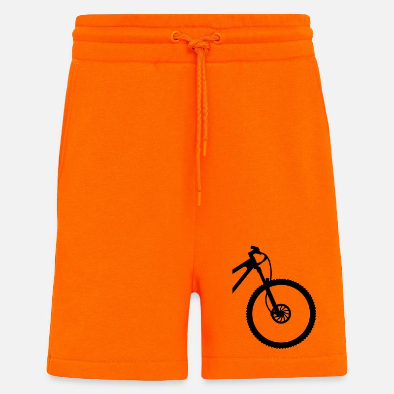 Mountain bike front - Shorts - made by SPREAD - SUNSET ORANGE