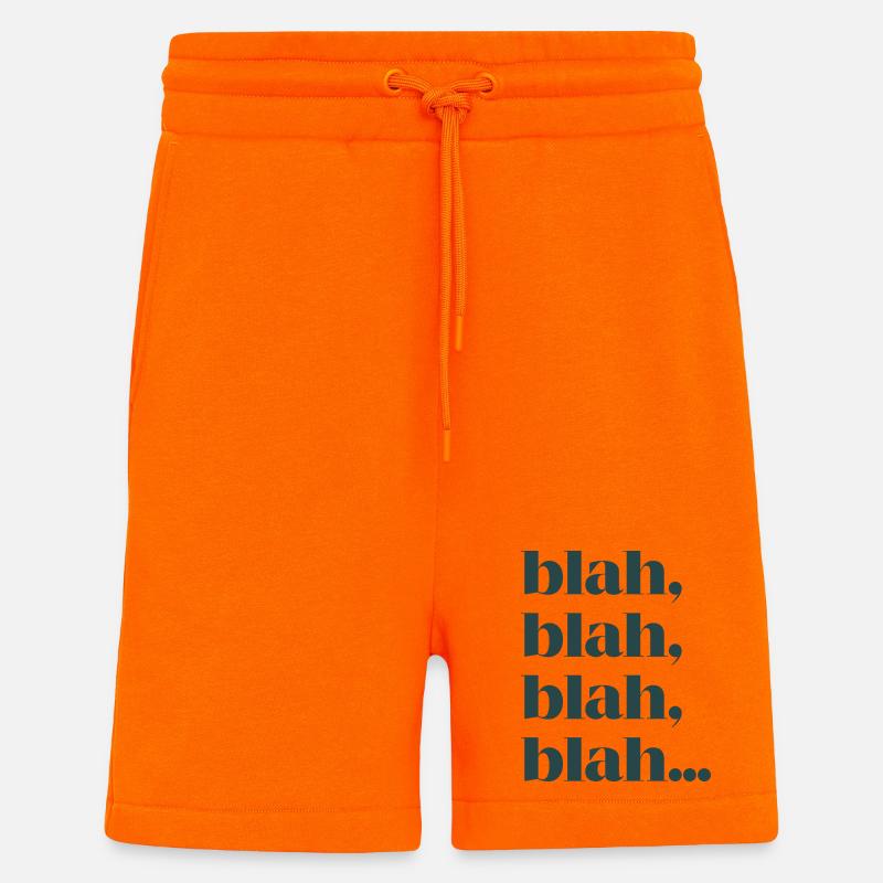 Bla bla bla bla - Shorts - made by SPREAD - SUNSET ORANGE