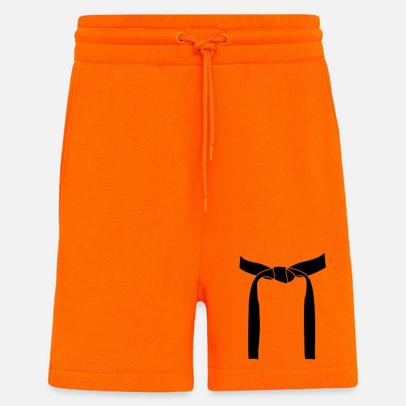 Kampfsportband oder Obi - Shorts - made by SPREAD - SUNSET ORANGE