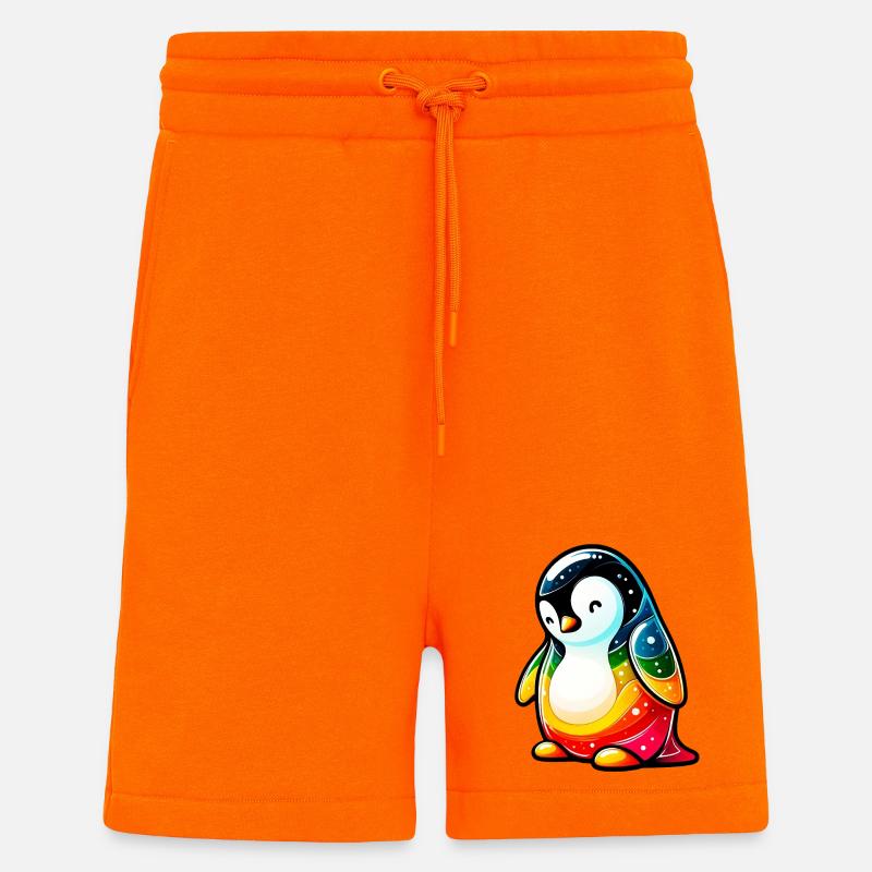 Penguin - Shorts - made by SPREAD - SUNSET ORANGE