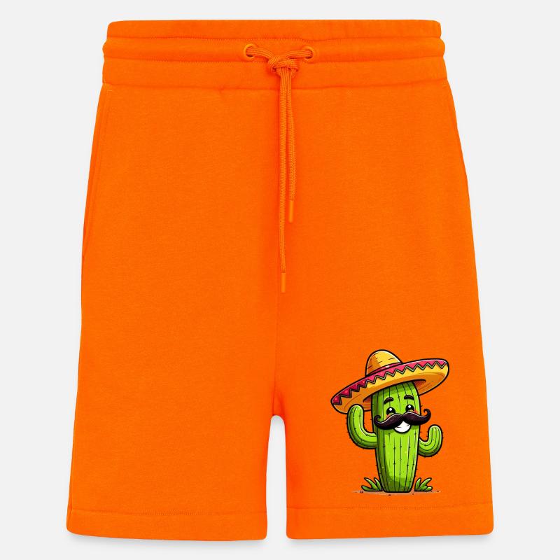Kaktus - Shorts - made by SPREAD - SUNSET ORANGE