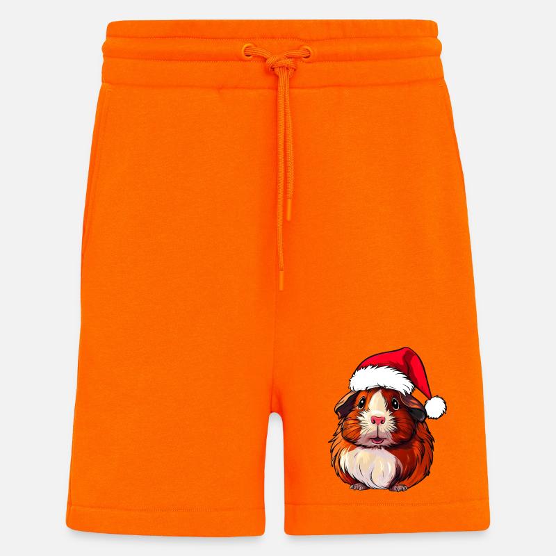 Weihnachtsmann Meerschweinchen - Shorts - made by SPREAD - SUNSET ORANGE