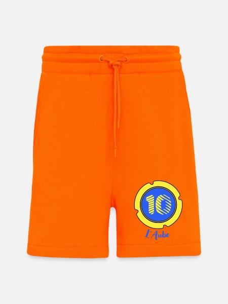 Logo of the Aube department 10 - Shorts - made by SPREAD - SUNSET ORANGE