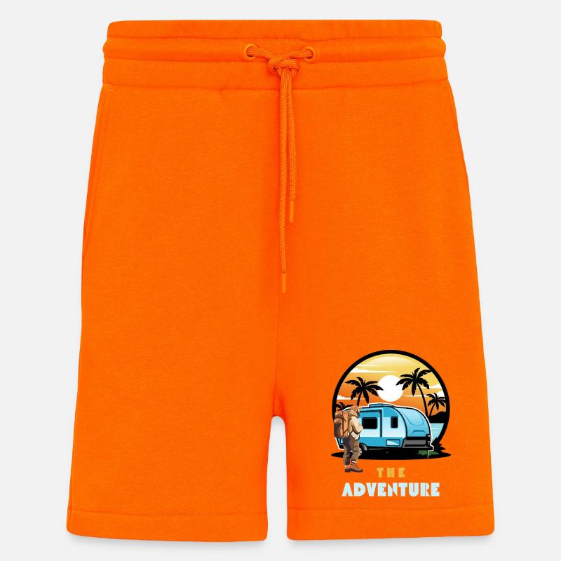 Die Abenteuerreise Caravan Sunset - Shorts - made by SPREAD - SUNSET ORANGE