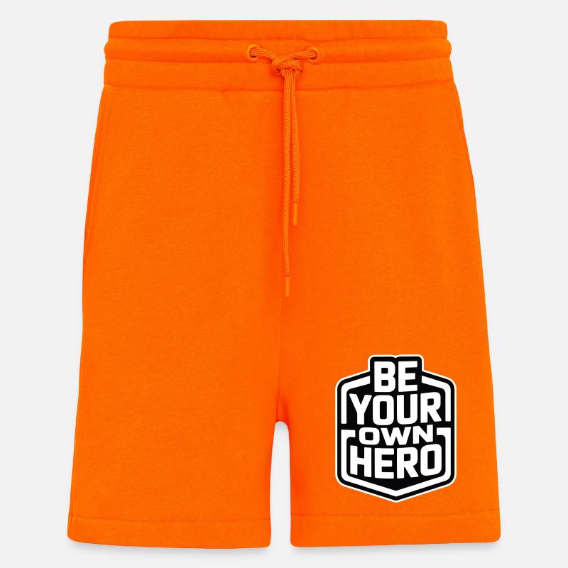 Sei dein eigener Held - Shorts - made by SPREAD - SUNSET ORANGE