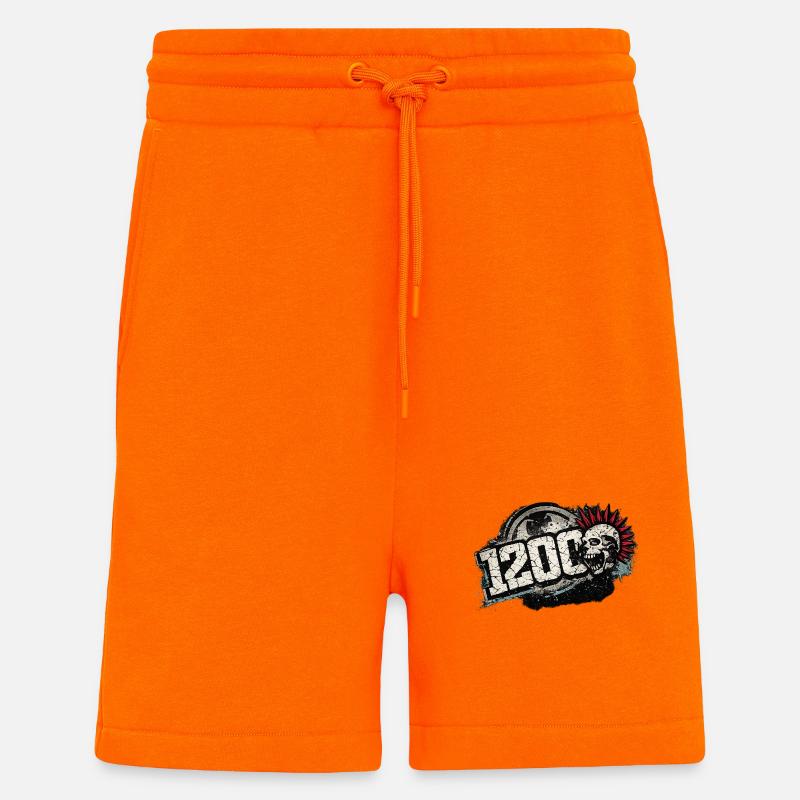 1200_Punk - Shorts - made by SPREAD - SUNSET ORANGE