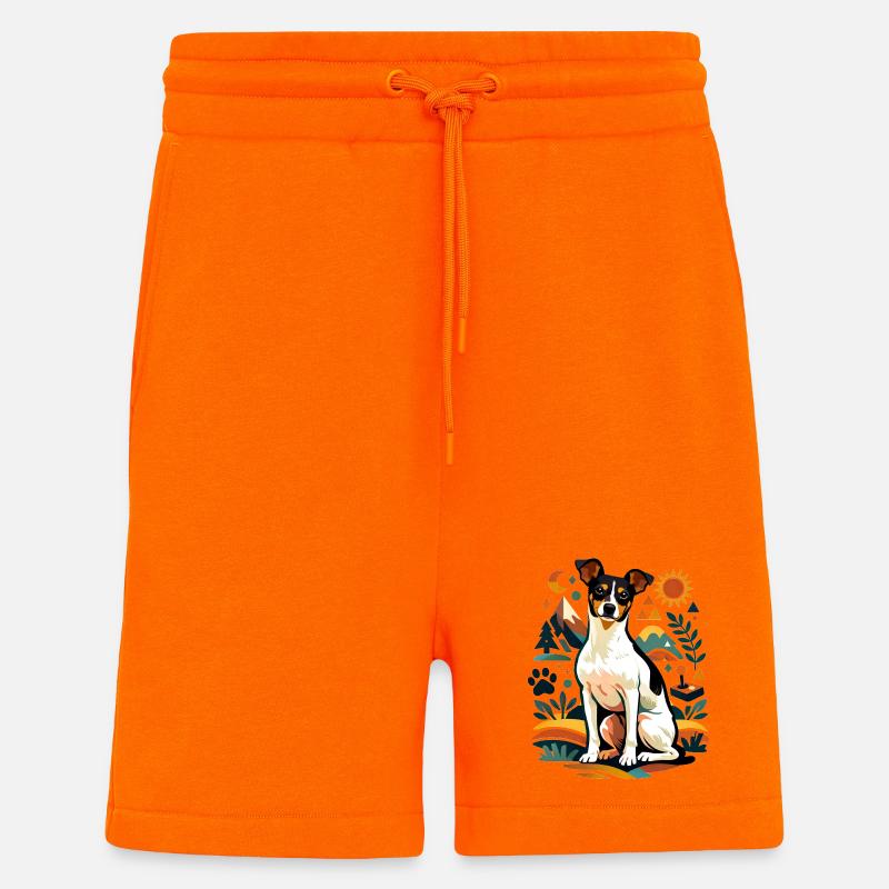 Bodeguero Folk Style - Shorts - made by SPREAD - SUNSET ORANGE