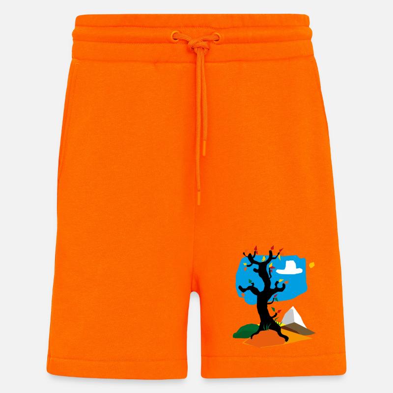 Baum im Herbst - Shorts - made by SPREAD - SUNSET ORANGE