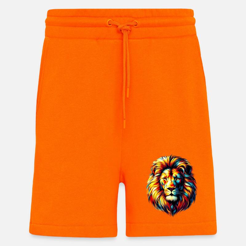 Löwe - Shorts - made by SPREAD - SUNSET ORANGE
