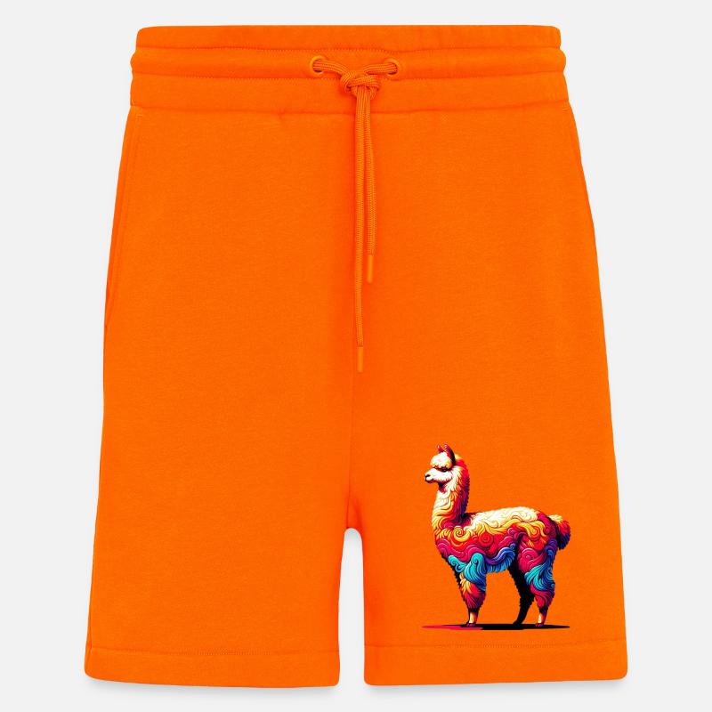 Alpaca - Shorts - made by SPREAD - SUNSET ORANGE