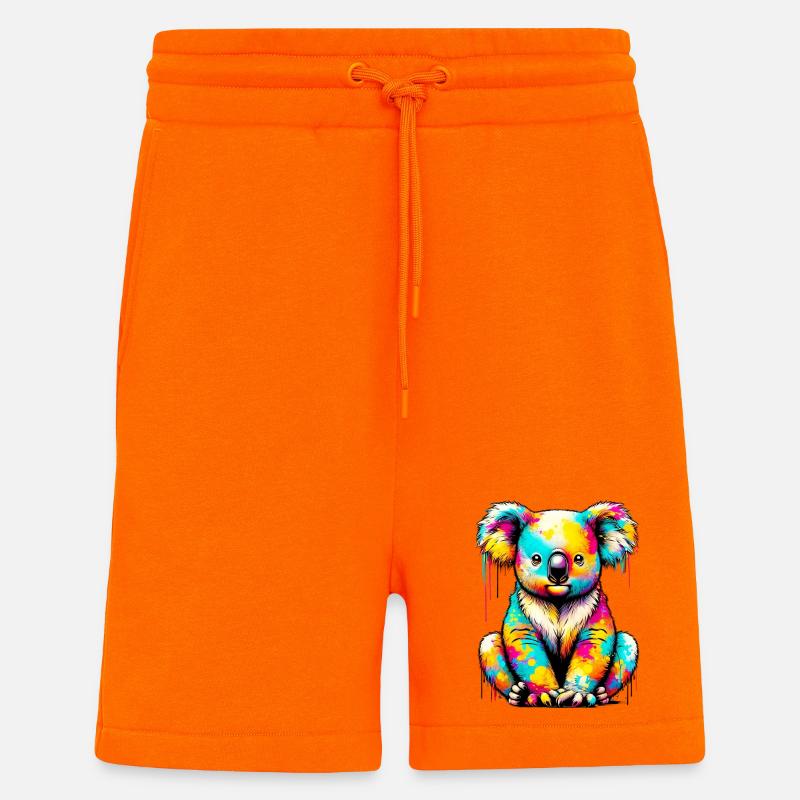 Koala - Short bio décontracté fabriqué en UE - SUNSET ORANGE