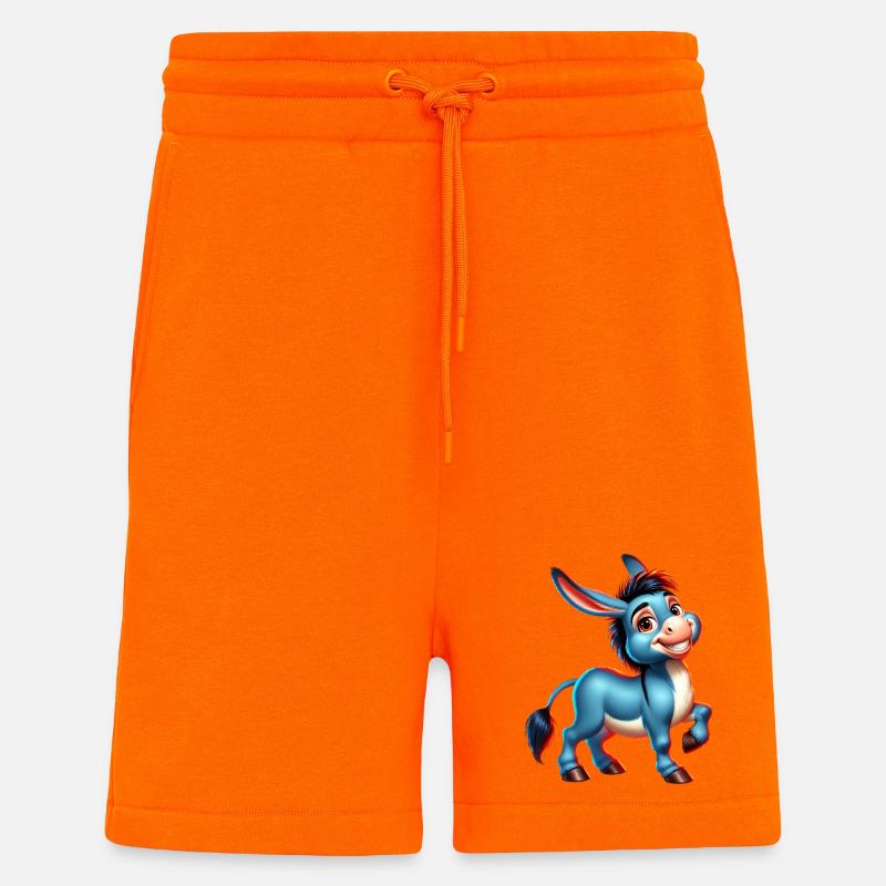 Esel-Maultier - Shorts - made by SPREAD - SUNSET ORANGE
