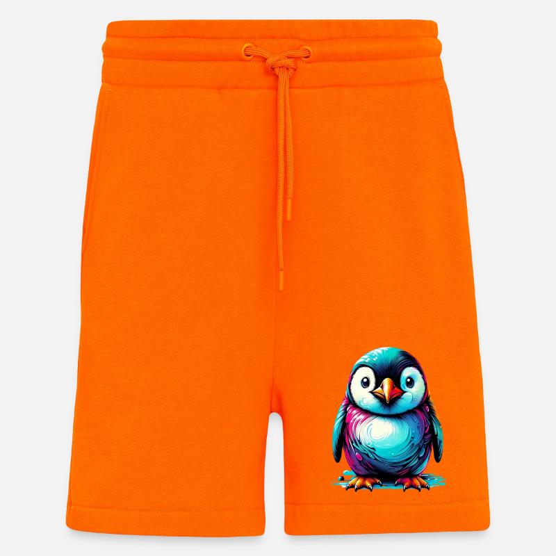Pingouin - Short bio décontracté fabriqué en UE - SUNSET ORANGE