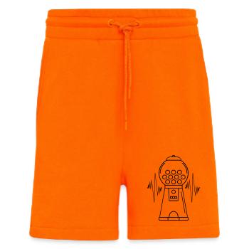 Chewing gum machine Puls - Shorts - made by SPREAD - SUNSET ORANGE - Front