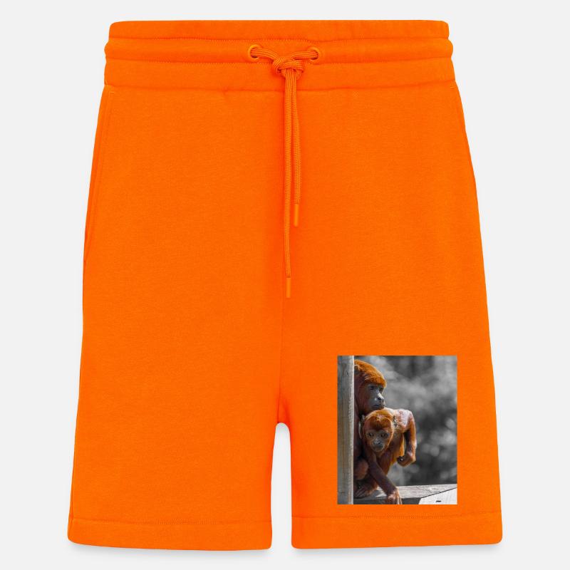 Brüllaffen - Shorts - made by SPREAD - SUNSET ORANGE