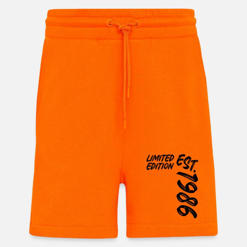 Édition limitée Est. 1986 - Short bio décontracté fabriqué en UE - SUNSET ORANGE