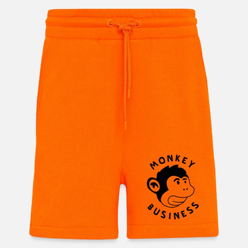 Monkey Business – Affenstarkes Graffiti Jungle - Shorts - made by SPREAD - SUNSET ORANGE