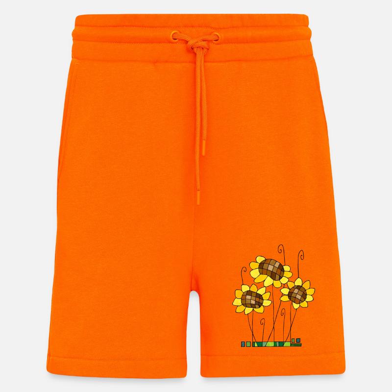 Blumen - Shorts - made by SPREAD - SUNSET ORANGE