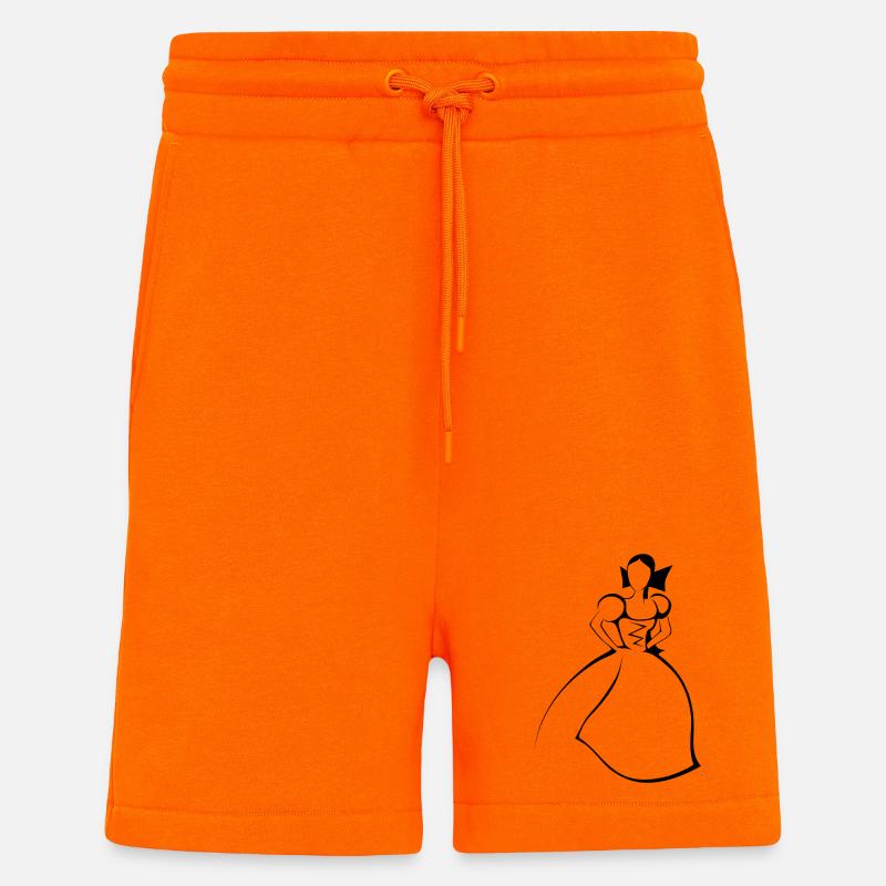 REJWARKA MARKA - Shorts - made by SPREAD - SUNSET ORANGE