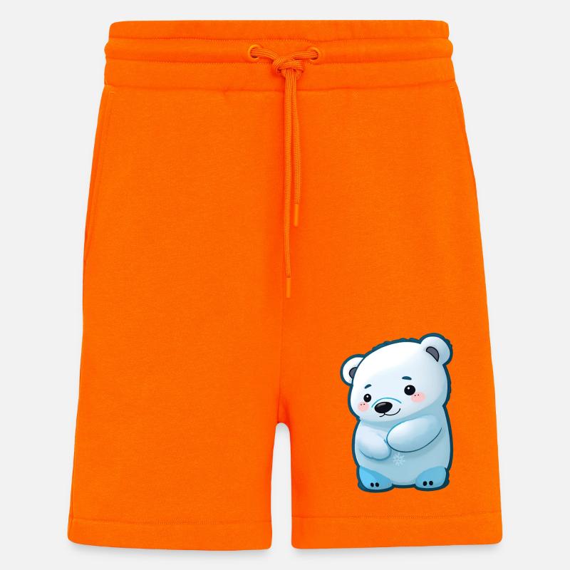 Total niedlicher Eisbär - Shorts - made by SPREAD - SUNSET ORANGE