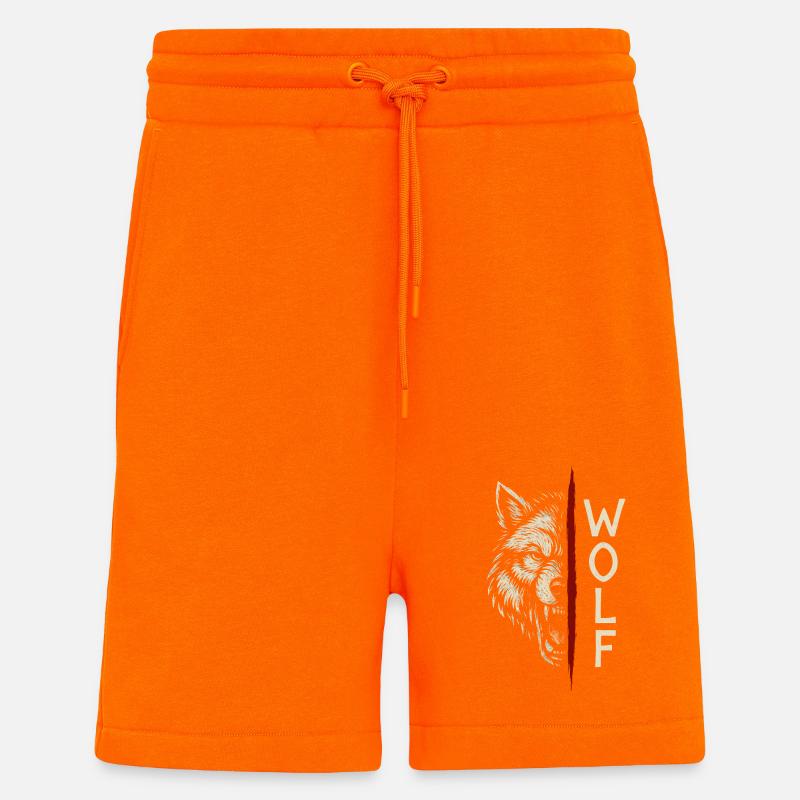 Wolf - Shorts - made by SPREAD - SUNSET ORANGE