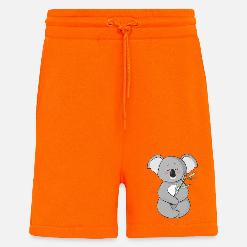 Koala - Short bio décontracté fabriqué en UE - SUNSET ORANGE