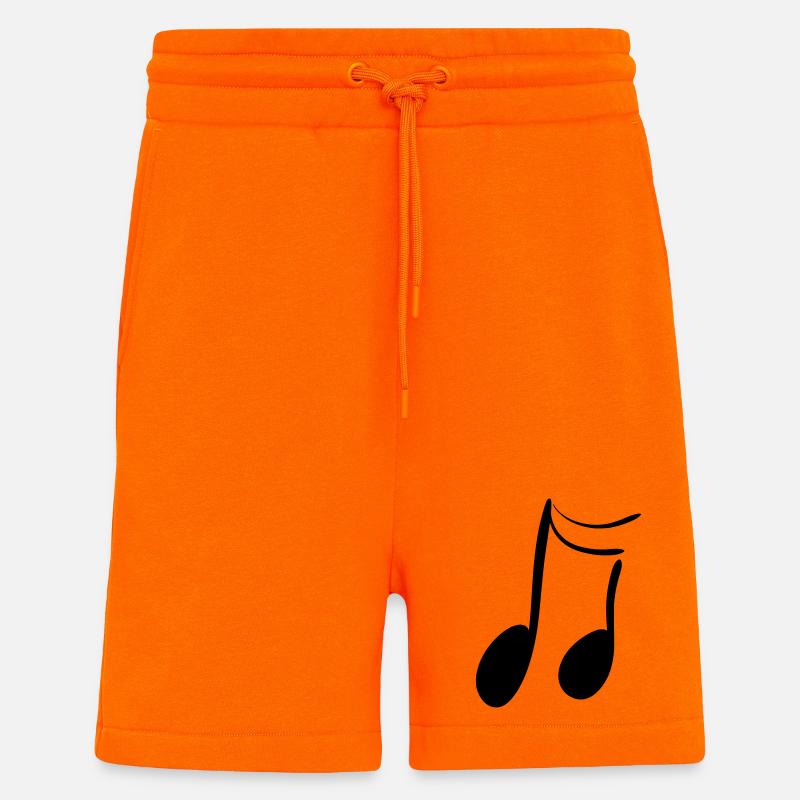 note - Short bio décontracté fabriqué en UE - SUNSET ORANGE