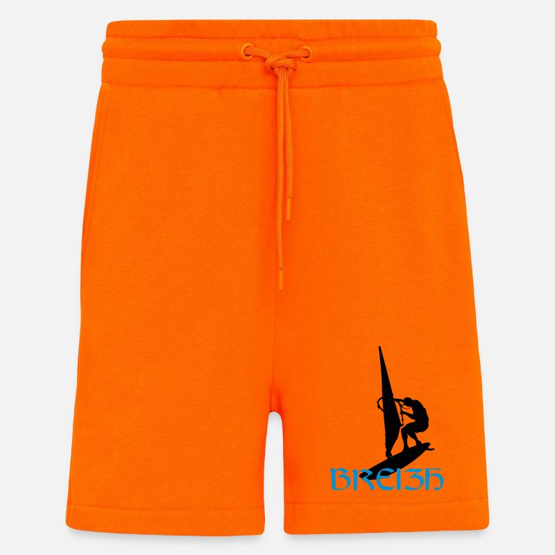 Windsurfen / Windsurfer / Windsurf / Windsurfing - Shorts - made by SPREAD - SUNSET ORANGE
