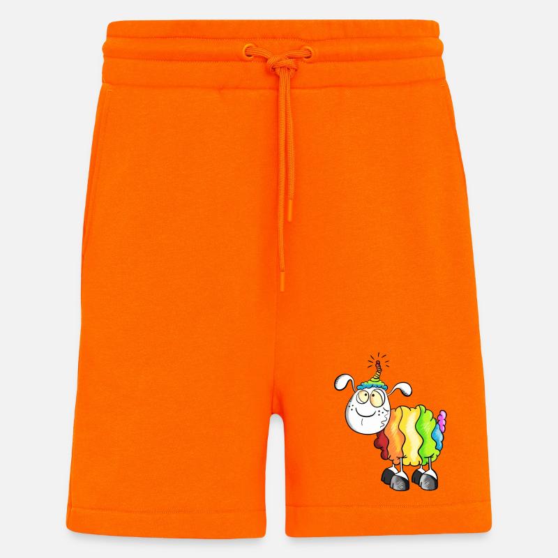 Rainbow Sheep - Shorts - made by SPREAD - SUNSET ORANGE