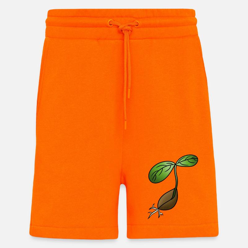 Keimung! Von Pousse2Bamboo ! - Shorts - made by SPREAD - SUNSET ORANGE
