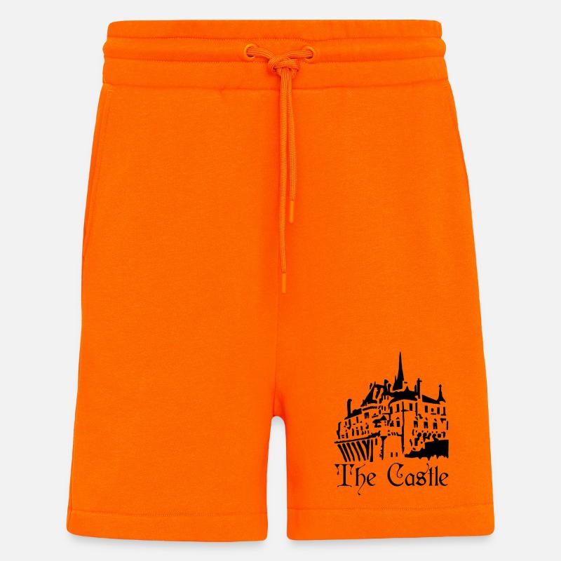 Das Schwarze Schloss - Shorts - made by SPREAD - SUNSET ORANGE