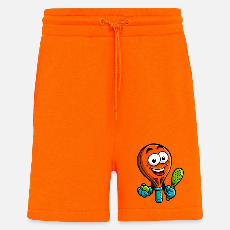 Fröhlicher Lampen-Padel-Held - Shorts - made by SPREAD - SUNSET ORANGE