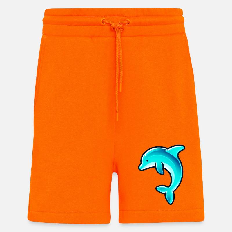 Delfin - Shorts - made by SPREAD - SUNSET ORANGE