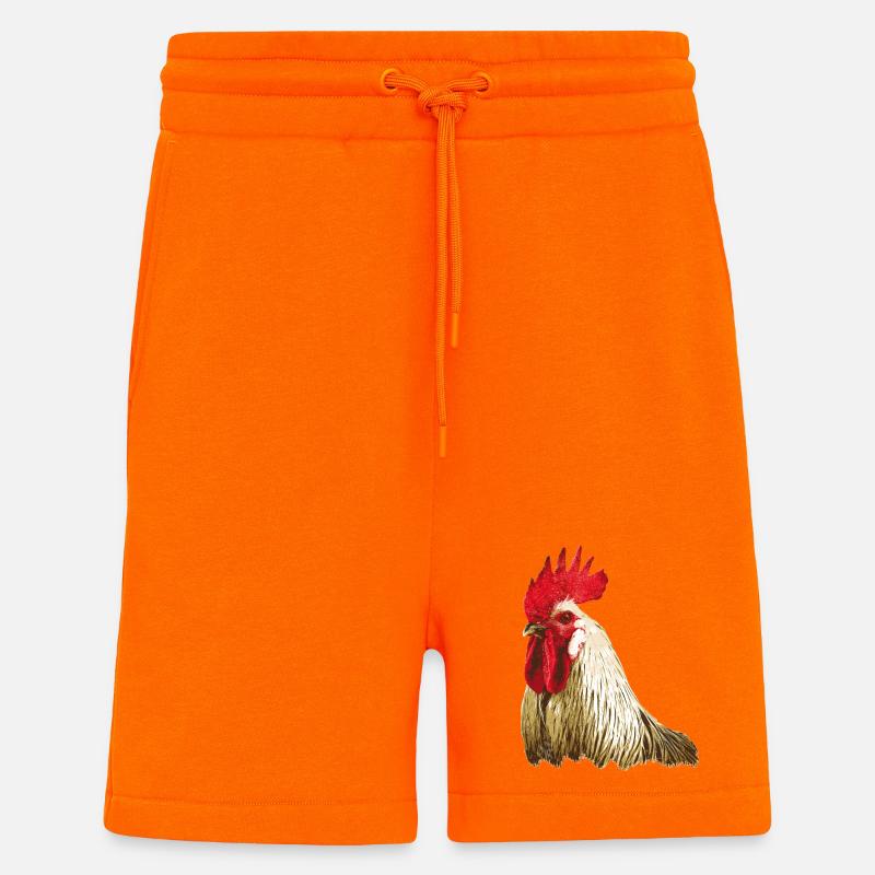 Hahn Hahnenfigur - Shorts - made by SPREAD - SUNSET ORANGE