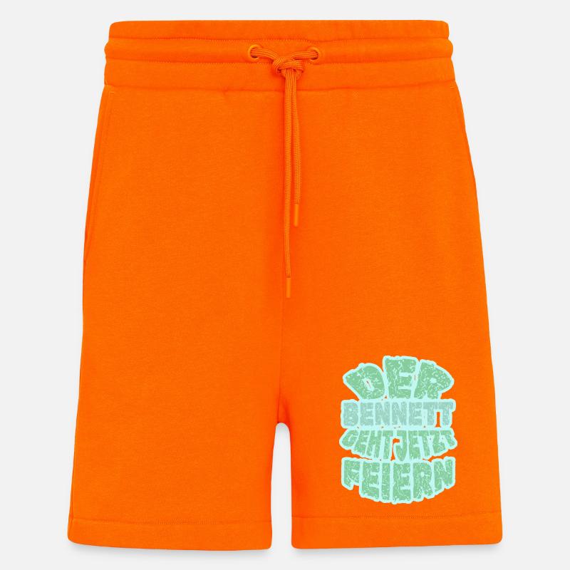 Gift for Bennett - Shorts - made by SPREAD - SUNSET ORANGE