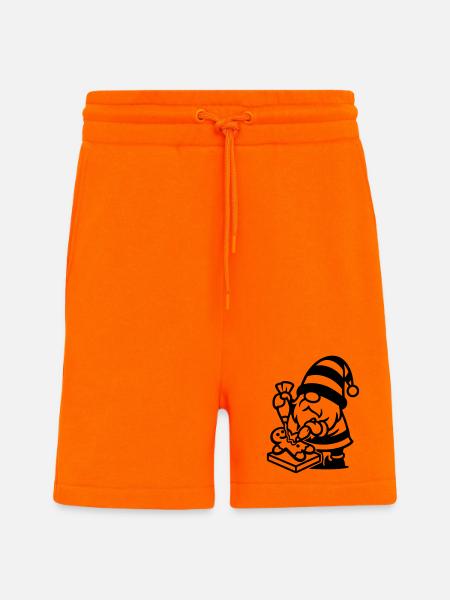 Gingerbread Baking Gnome - Shorts - made by SPREAD - SUNSET ORANGE