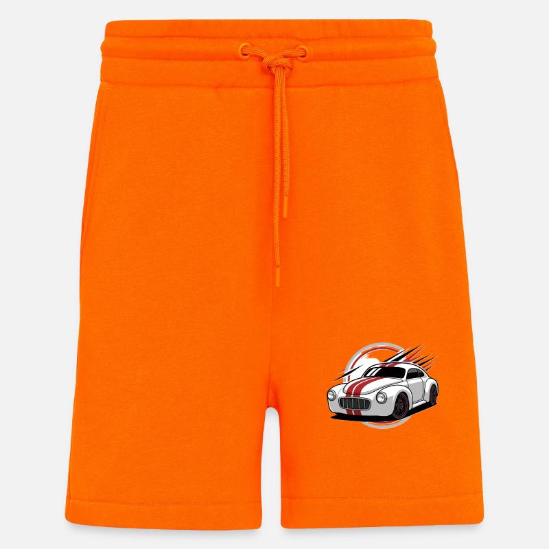 Racing classic with red stripes - Shorts - made by SPREAD - SUNSET ORANGE
