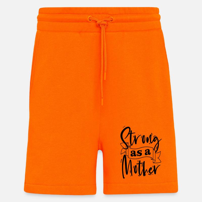 Stark wie eine Mutter-Hemd - Shorts - made by SPREAD - SUNSET ORANGE