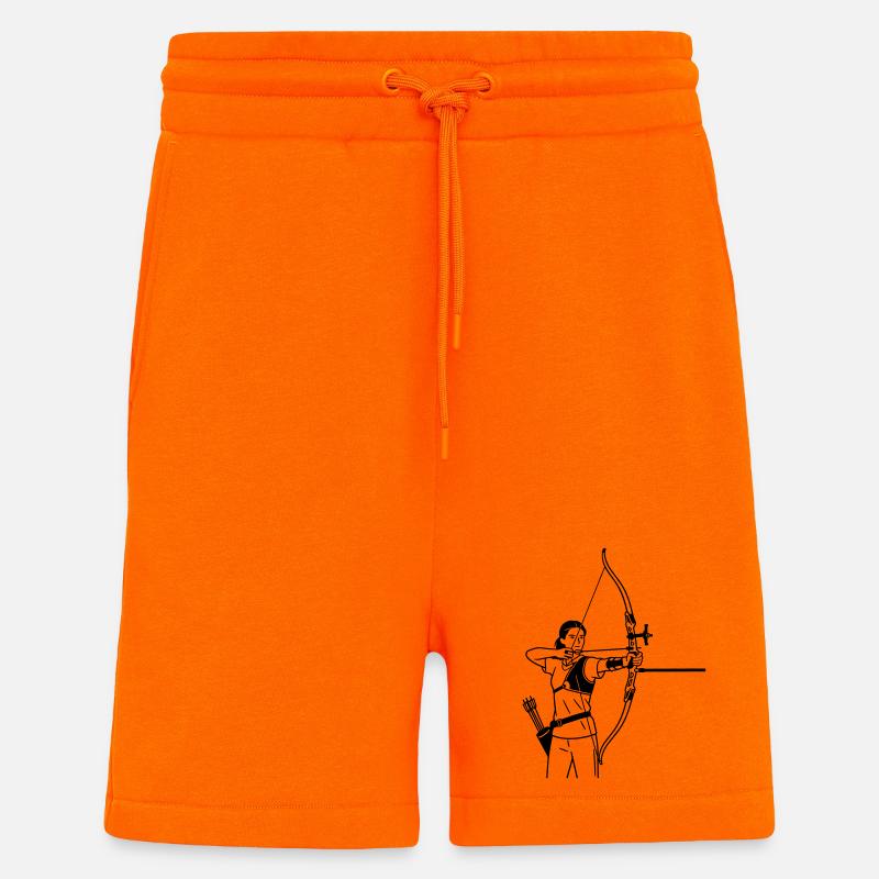 Archery - Shorts - made by SPREAD - SUNSET ORANGE