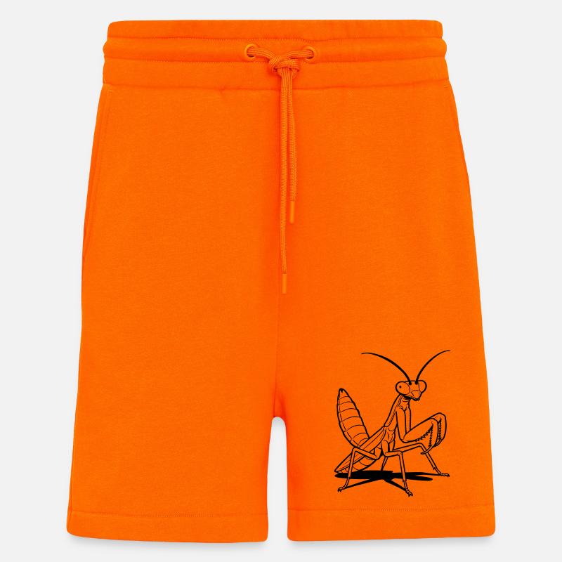 Gottesanbeterin - Shorts - made by SPREAD - SUNSET ORANGE