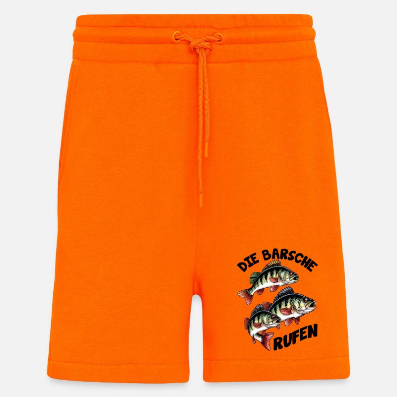 Barsch Angeln - Shorts - made by SPREAD - SUNSET ORANGE
