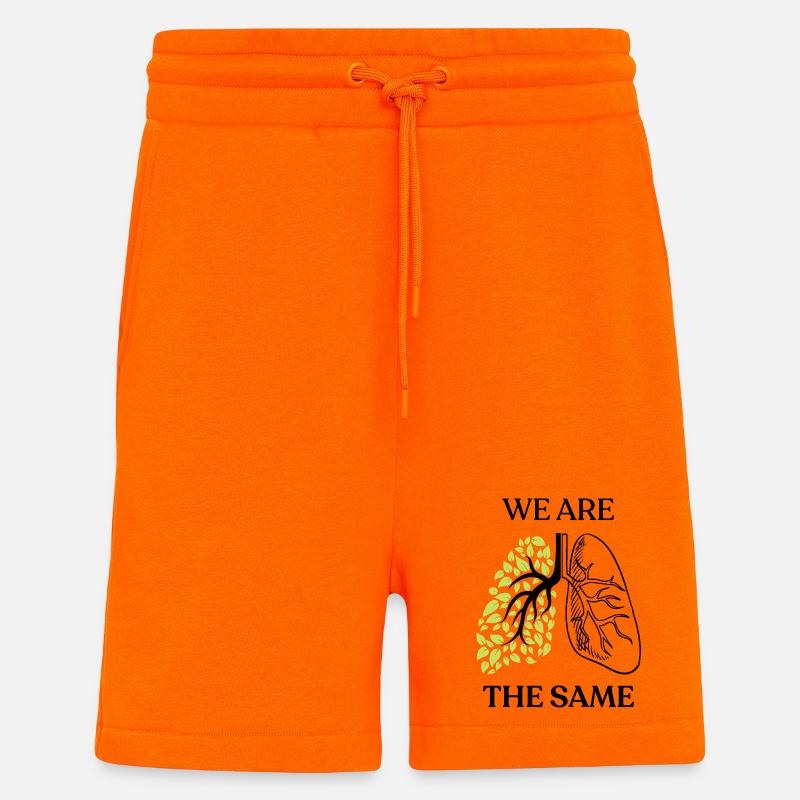 Wir sind gleich - Shorts - made by SPREAD - SUNSET ORANGE