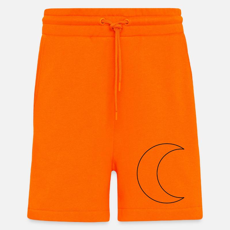 Halbmond-Umriss - Shorts - made by SPREAD - SUNSET ORANGE