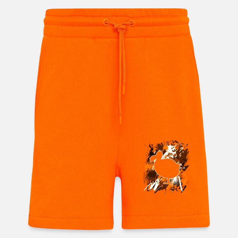 Dodo - Short bio décontracté fabriqué en UE - SUNSET ORANGE