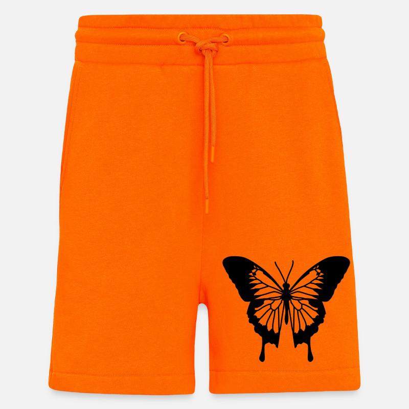 schmetterling - Short bio décontracté fabriqué en UE - SUNSET ORANGE