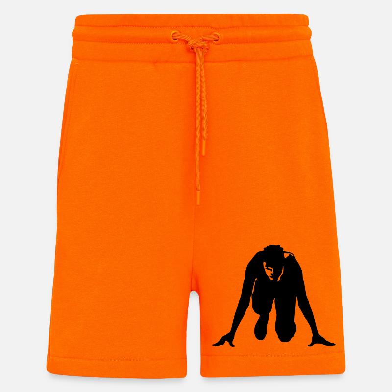 runner start - Shorts - made by SPREAD - SUNSET ORANGE